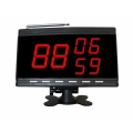 Black Wireless servant paging system,waiter call button, table bell,display receiver, display 3 group number APE9300B