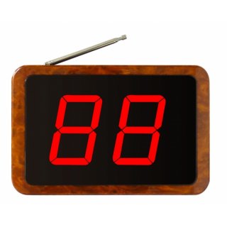 SINGCALL wireless calling system Wireless Paging System wood color Display APE1000M