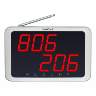 Wireless paging system display unit for wireless keyboard call waiter system for self service pub supermarket cinema APE1200