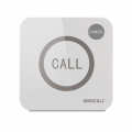 SINGCALL Wireless Service Calling System for Restaurant Cafe Call Waiter Nurse Staff Big Touching Button Waterproof Touchable Button Two button Pager APE520C