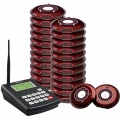 SINGCALL Coaster Paging System Customers take food to use Wireless Guest Paging Queuing System