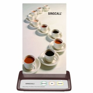 SINGCALL Restaurant Pagers Desk Call Bell Service Bill Cancel Call Waiter Waitress Waterproof Three button Pager Transmitter APE130