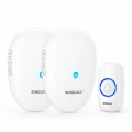 SINGCALL Wireless Doorbell Door Bell Wireless with Mute Mode,57 Doorbell Chime, 5 Volume Levels, 500ft Range,3 Receivers 2 Doorbell Button for Home with LED Strobe