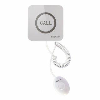 SINGCALL Wireless Home Calling Patient Help SOS Call Button Alarm Caregiver Pager APE520 with the Hand Shank