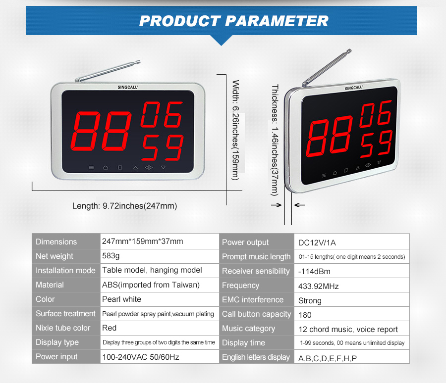 wireless paging system