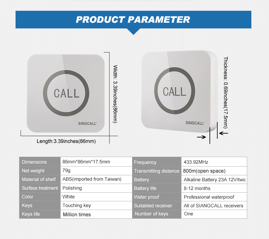 wireless calling system