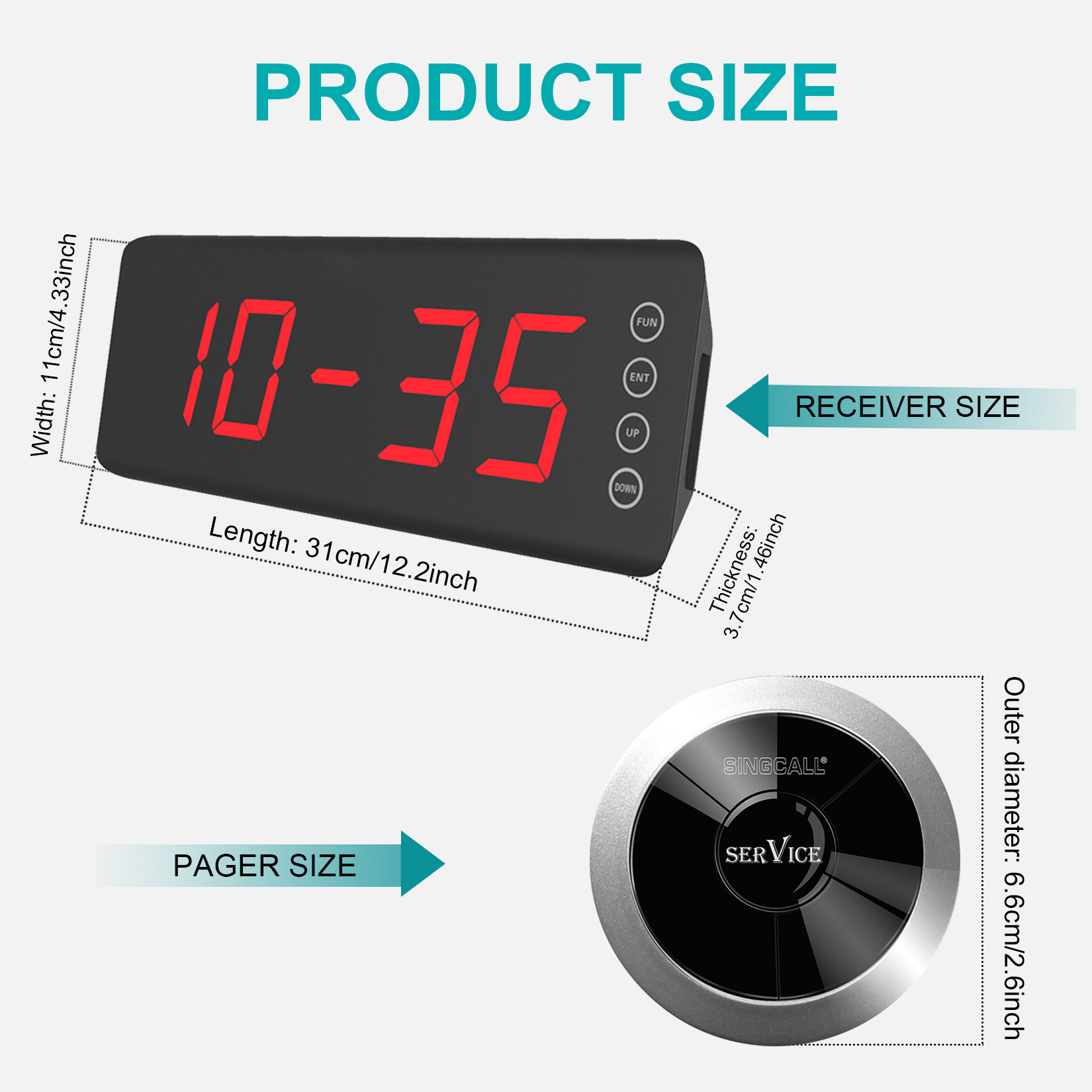 product size