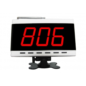 Wholesale White Fixed Host.server paging system for restaurant,coffee shop,office,factory,supermarket.3 digits display receiver. APE9500W