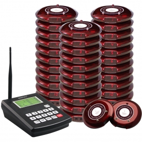 Wholesale SINGCALL.Coaster Paging System Customers take food to use.Wireless Guest Paging &Queuing System
