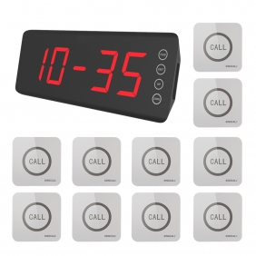 Wholesale SINGCALL Remote Call Button Service Bell, Nurse Call Button Beepers, Pack of 10 Pagers and 1 Receiver