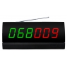 wireless paging system,reciver information,the screen receiver that show 2 groups of 3 digits with different color.APE2600