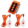 Wholesale SINGCALL Home Caring Alarm System,Nurse Call,Oval Rounded Shape with Lightweight, More Convenient,Fit for Old, Patients or Children,Include A Caregiver Receiver(SC-R16) and 2 Necklace Pagers(APE160).